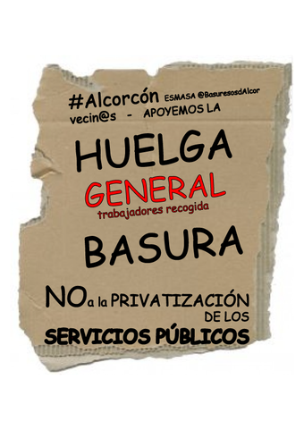 1764964-cartel alusivo a la huelga de recogida de basura en Alcorcon Version2
