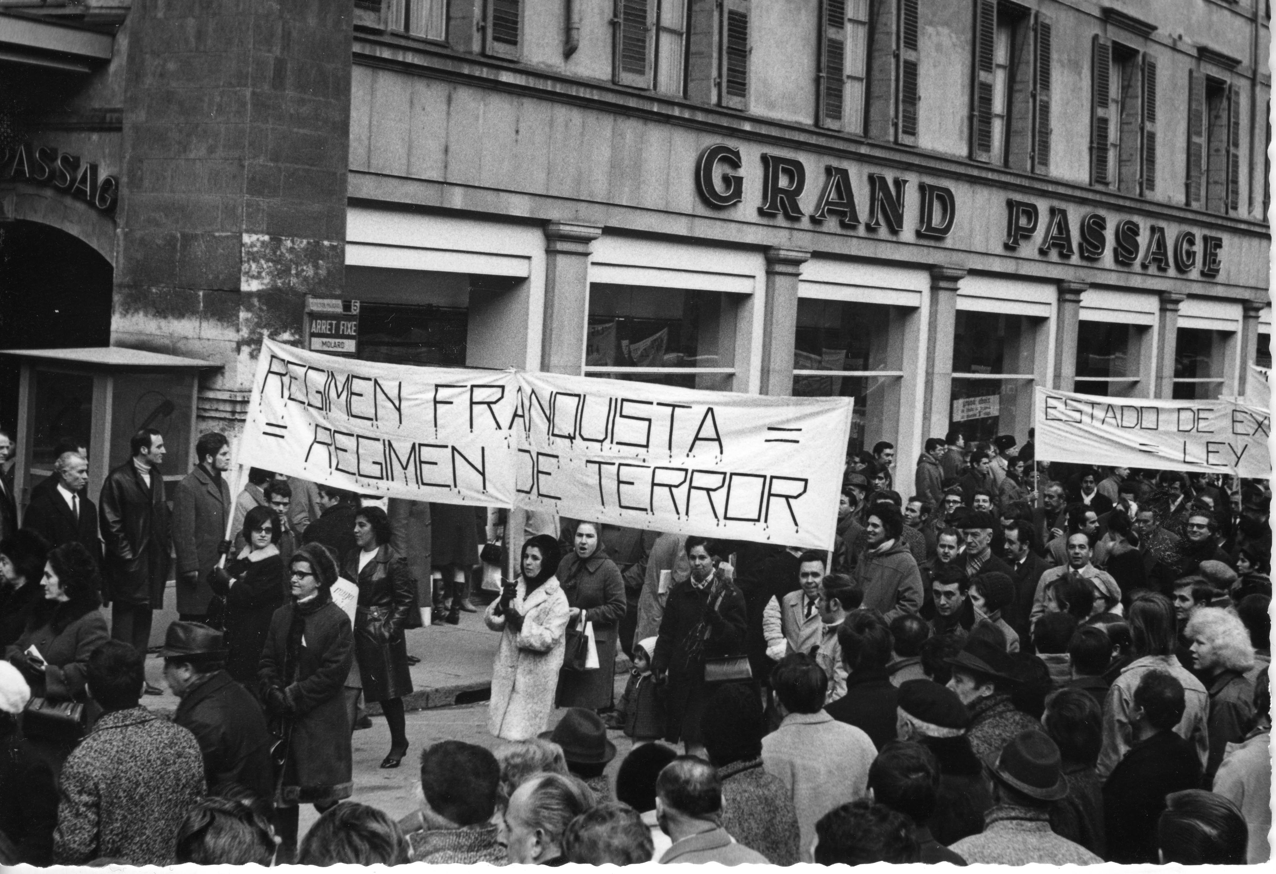 Manifestacin-en-Ginebra-1969-contra-estado-excepcin