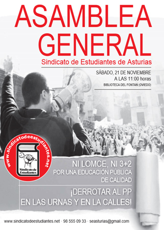 Cartel Asamblea Asturias