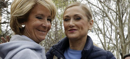 Esperanza Aguirre y Cristina Cifuentes