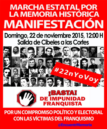 Cartel Marcha por la Memoria