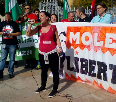 Manifestación Molero libertad