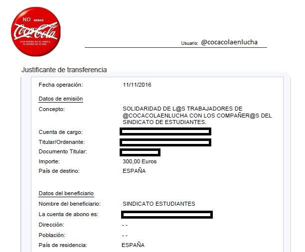 Colecta Coca Cola En Lucha