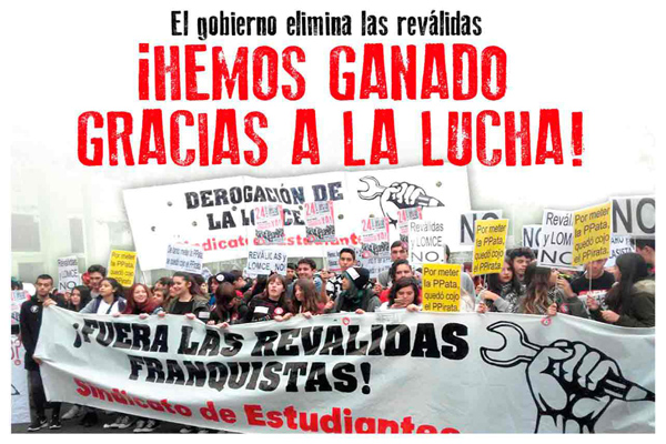 Manifestación de estudiantes