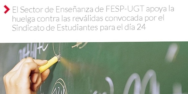 Apoyo de UGT a la huelga