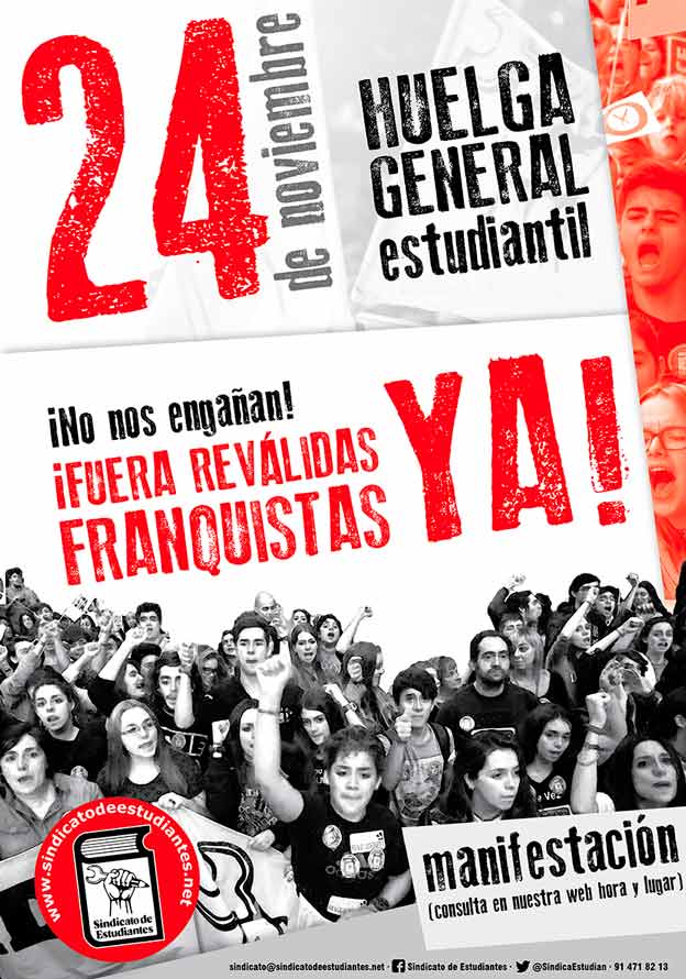 Cartel Huelga 24N