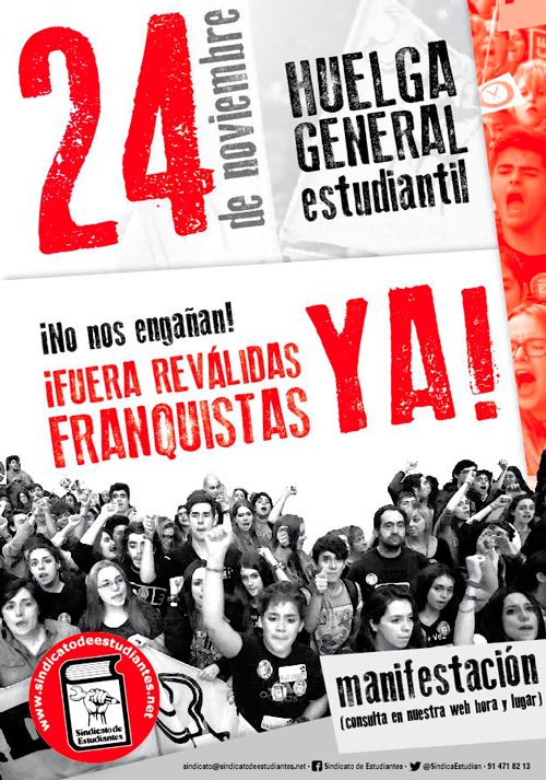 Cartel Huelga 24N