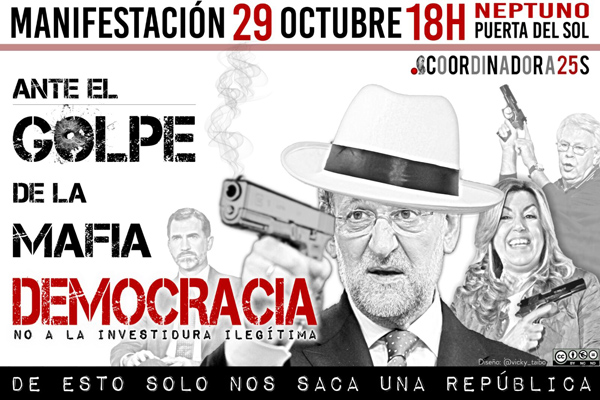 Cartel de la convocatoria 29O