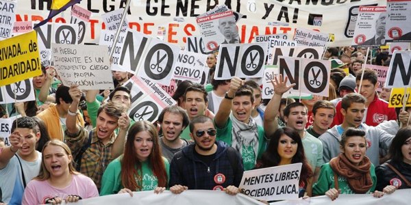 Manifestación de estudiantes