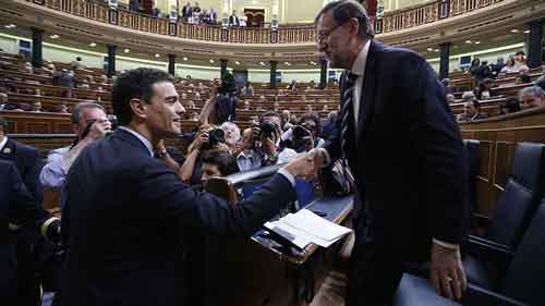 Sánchez y Rajoy