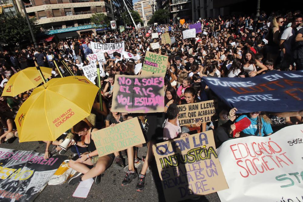 Manifestación de estudiantes