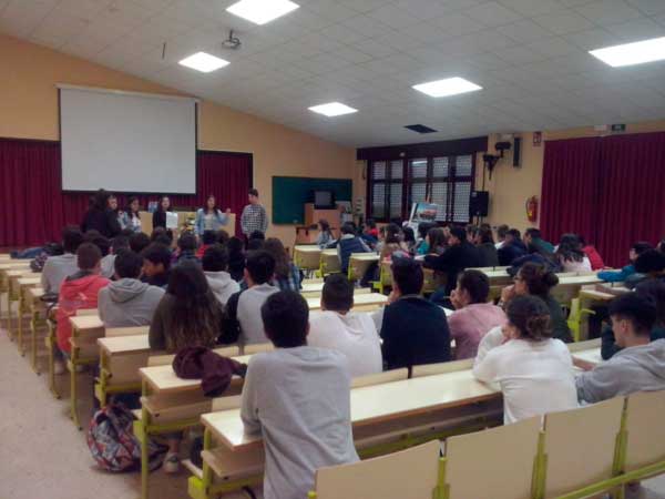 Asamblea en el IES Xelmirez