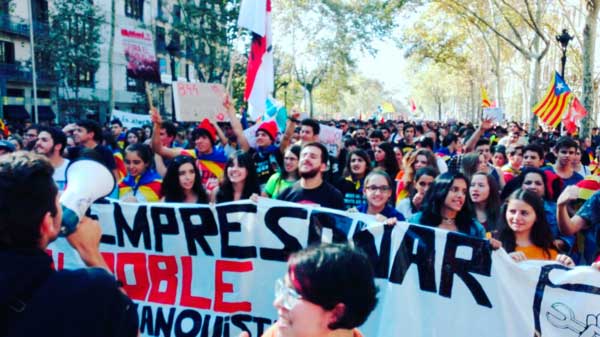 Manifestación en Barcelona